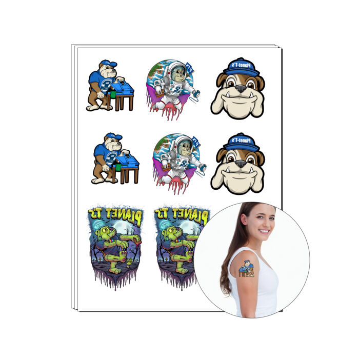 8.5"x11" Temporary Tattoo Sheet Thumbnail