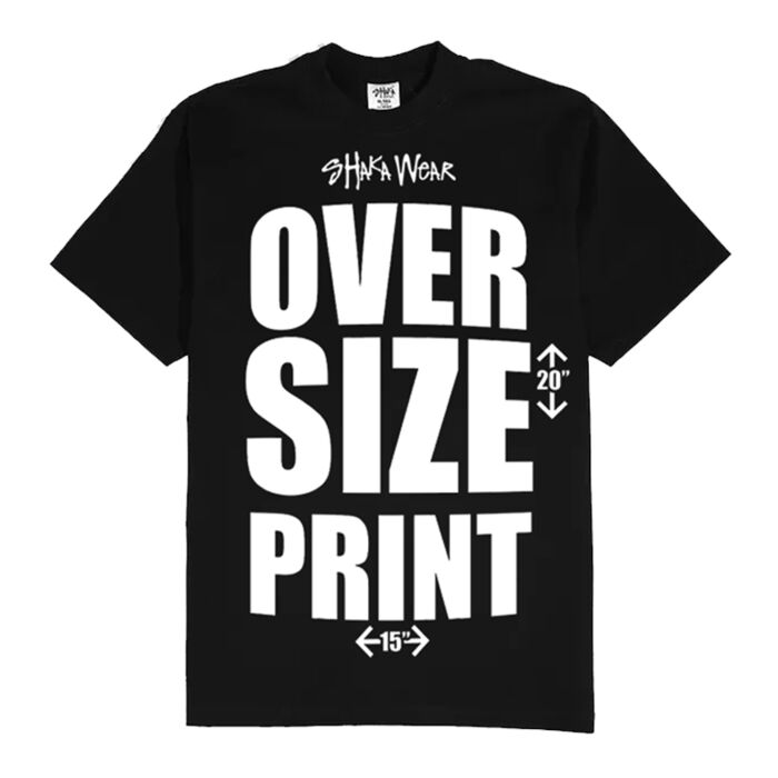 Shaka Wear - OVER SIZE PRINT - Max Heavyweight T-Shirt Thumbnail
