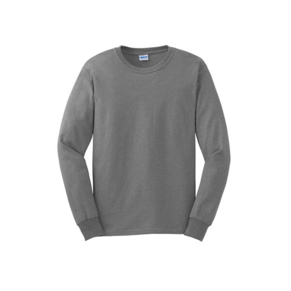 Gildan 100% Cotton Long Sleeve T-Shirt Thumbnail