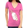 Tultex 214 - Ladies' Slim Fit Fine Jersey V-Neck Thumbnail
