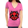 Tultex 214 - Ladies' Slim Fit Fine Jersey V-Neck Thumbnail