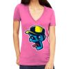 Tultex 214 - Ladies' Slim Fit Fine Jersey V-Neck Thumbnail