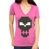 Tultex 214 - Ladies' Slim Fit Fine Jersey V-Neck Thumbnail