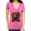 Tultex 214 - Ladies' Slim Fit Fine Jersey V-Neck Thumbnail