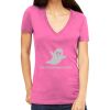 Tultex 214 - Ladies' Slim Fit Fine Jersey V-Neck Thumbnail