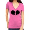 Tultex 214 - Ladies' Slim Fit Fine Jersey V-Neck Thumbnail