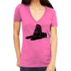 Tultex 214 - Ladies' Slim Fit Fine Jersey V-Neck Thumbnail
