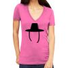 Tultex 214 - Ladies' Slim Fit Fine Jersey V-Neck Thumbnail