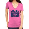 Tultex 214 - Ladies' Slim Fit Fine Jersey V-Neck Thumbnail
