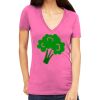 Tultex 214 - Ladies' Slim Fit Fine Jersey V-Neck Thumbnail