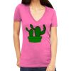 Tultex 214 - Ladies' Slim Fit Fine Jersey V-Neck Thumbnail